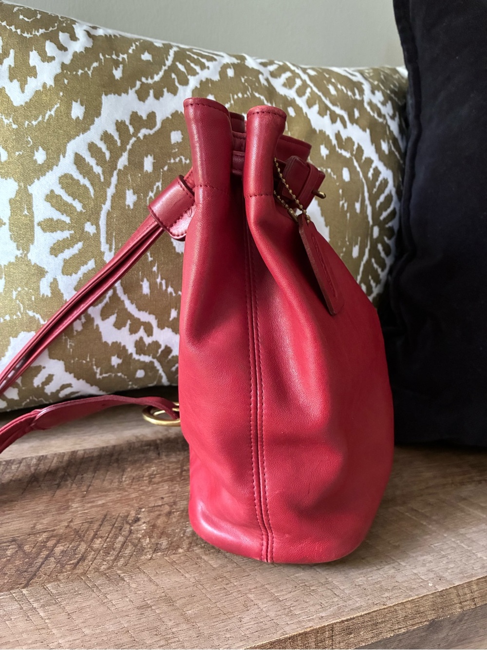 Coach Soho Cornelia Leather Backpack Crossbody Sling Bag, 4162, Vintage, Red - Picture 5 of 16